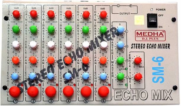 MEDHA D.J. PLUS SM-6 Iron Digital Sound Mixer