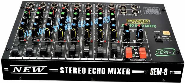 MEDHA D.J. PLUS 8 Channel Stereo Echo Digital Sound Mixer