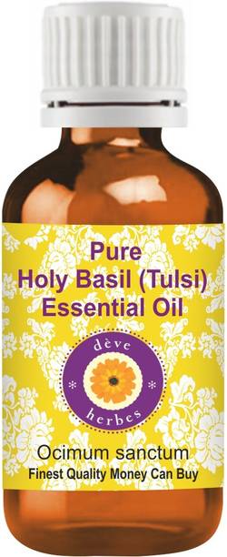 deve herbes Pure Holy Basil (Tulsi) Essential Oil - Ocimum Santum
