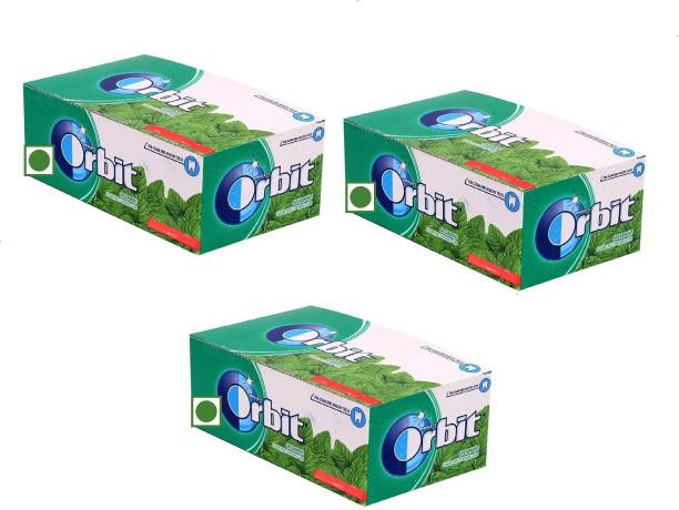 Orbit Chewing Gum, 141g (pack of 3) Spearmint Chewing Gum