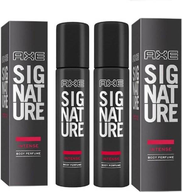 AXE SIGNATURE INTENSE BODY PERFUME 122 ML pack of 2 Deodorant Spray - For Men