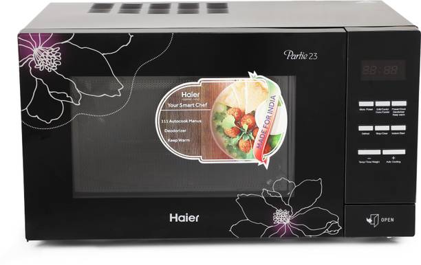 Haier 23 L Convection Microwave Oven HIL2301CBSB, Black
