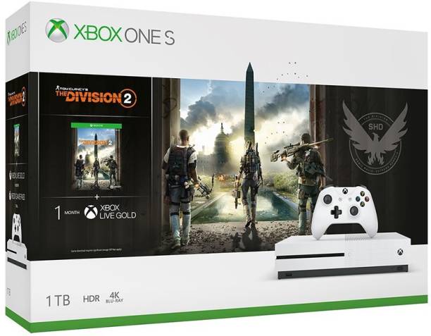 MICROSOFT Xbox One S 1 TB with Tom Clancy's The Division 2