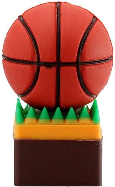 PANKREETI PKT678 Basketball Designer 32 GB Pen Drive Compatible with Netbook, Gaming Console, Desktop Computer, Television, Audio Player, Laptop USB 2.0 Rubber Case