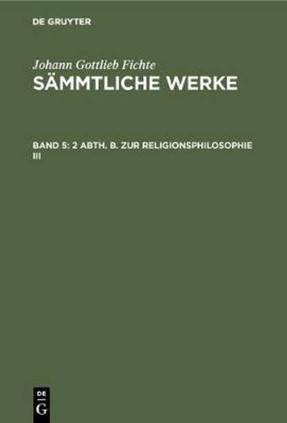 2 Abth. B. Zur Religionsphilosophie III