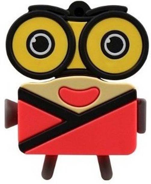 PANKREETI PKT817 Bioscope Camera Cartoon Designer 32 GB Pen Drive Compatible with Netbook, Gaming Console, Desktop Computer, Television, Audio Player, Laptop USB 2.0 Rubber Case