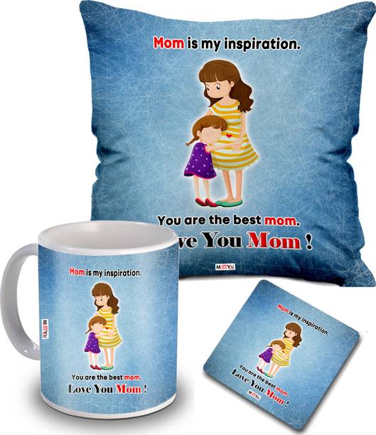 ME&YOU Cushion, Mug, Coaster Gift Set