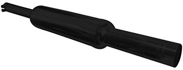 WORDZ Short Botlle Black Empty Mini Punjab Exhaust silencer Royal Enfield Classic 350 फुल इग्ज़ॉस्ट सिस्टम