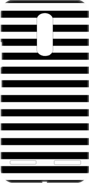 Smutty Back Cover for Lenovo K6 Power - Black Stripes Print