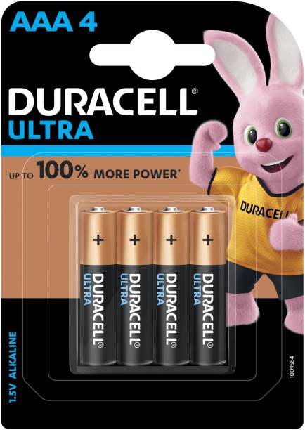 DURACELL Ultra Alkaline AAA , 4 Pcs  Battery