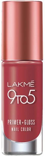 Lakmé 9 to 5 Primer Plus Gloss Nail Color Ruby Rush
