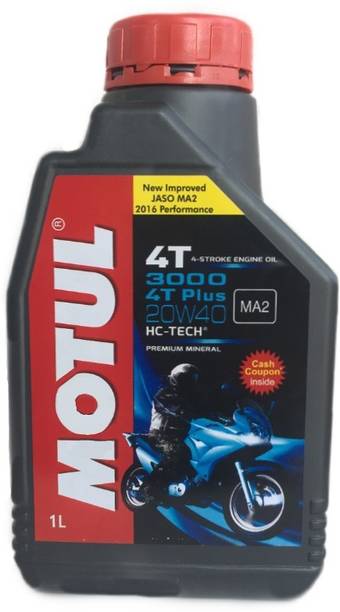 MOTUL 3000 4T Plus 20W40 कन्वेंशनल इंजन ऑइल