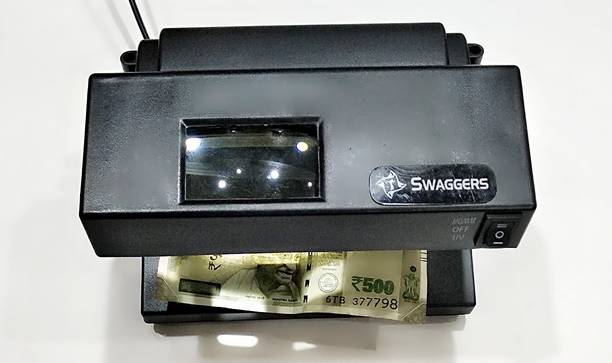 SWAGGERS Magnetic Ink Detection MINI FND FAKE NOTE DETECTOR Countertop Currency Detector