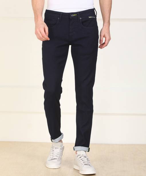 FLYING MACHINE Men Skinny Mid Rise Blue Jeans