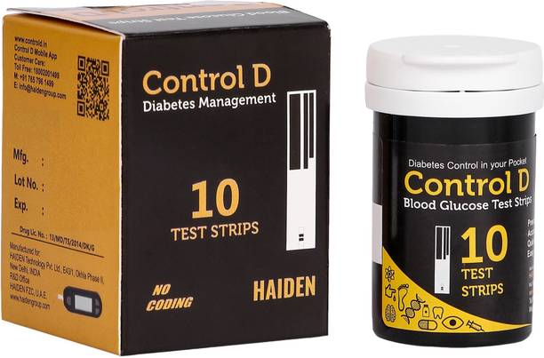 Control D CS10 10 Glucometer Strips