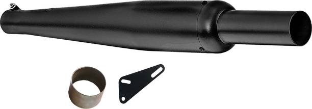 WORDZ Goldstar / Gold Star Glasswool Black Exhaust silencer Royal Enfield Electra 350 Full Exhaust System