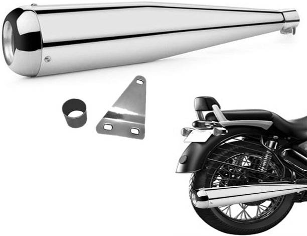 Supremechoice Megaphone Glasswool Exhaust silencer Royal Enfield Electra EFI39 Full Exhaust System