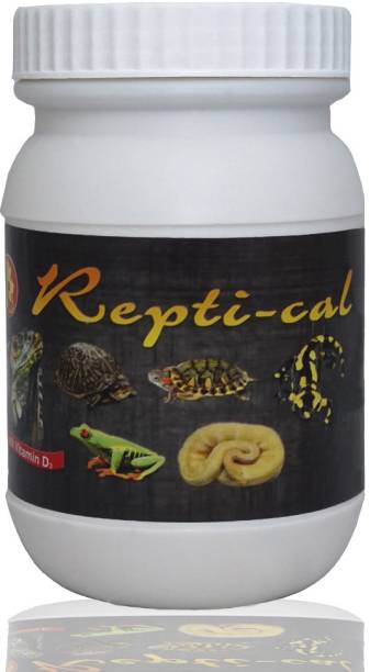 Pet Care International (PCI) Repti-Cal to Provide Essential Calcium & Vitamin D3 for Healthy Reptile and Amphibians Healthcare (250grm) Pet Health Supplements