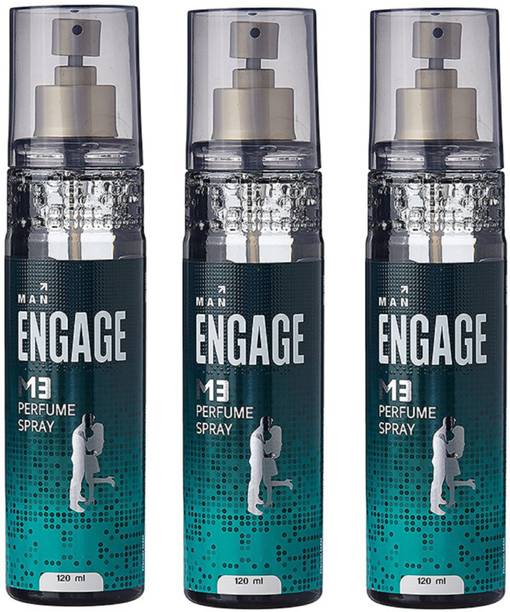 Engage Perfume Spray For Men 120ml Each (Pack of 3) Perfume Body Spray  -  For Men