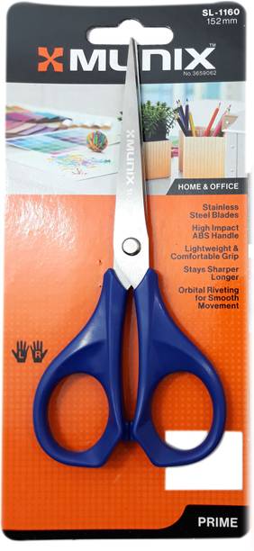 munix Majestic Basket Multipurpose Stainless Steel Home /Office/ School Scissors SL-1160 Scissors