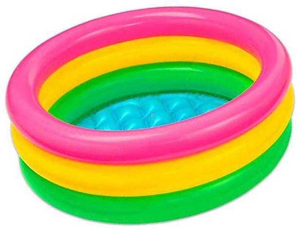 Alafi Presenting the best Baby Pool Bath Water Tub (2ft) a1 For Kids (Multicolor)