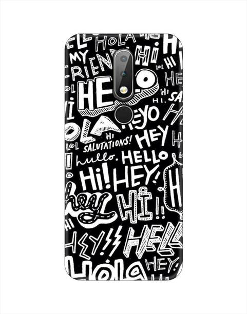 Smutty Back Cover for Nokia 6.1 Plus, TA-1099, TA-1103, TA-1083 - Wordart Print