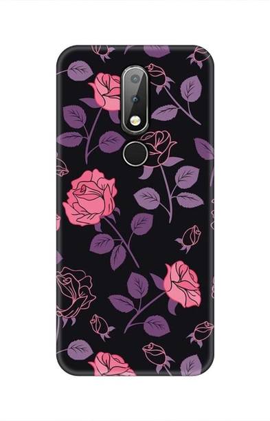 Smutty Back Cover for Nokia 6.1 Plus, TA-1099, TA-1103, TA-1083 - Flower Print