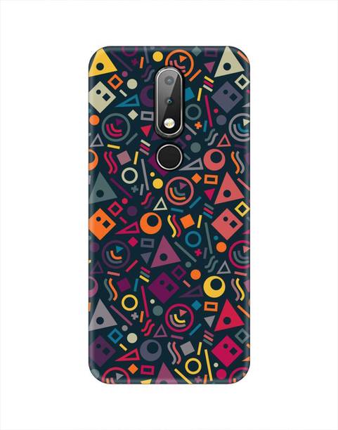 Smutty Back Cover for Nokia 6.1 Plus, TA-1099, TA-1103, TA-1083 - Color Doodle Print