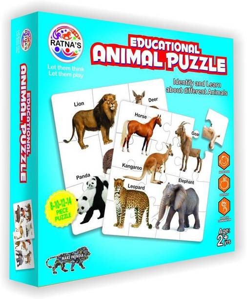 Ratnas EDUCATIONAL JIGSAW ANIMAL