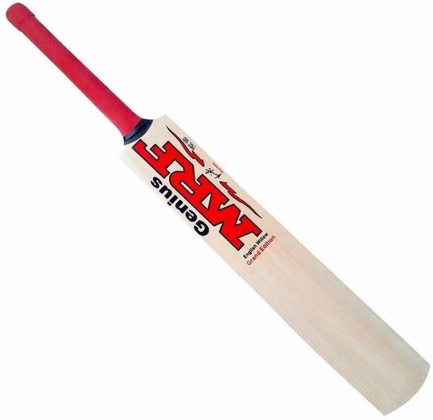 MRF SIGNATURE GENIUS GRADE BAT Poplar Willow Cricket  Bat For 15+ Yrs