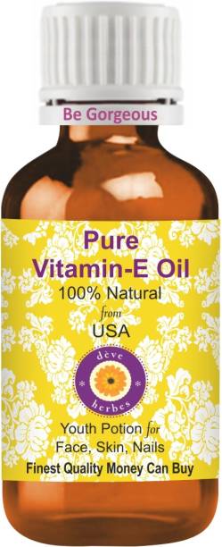 deve herbes Pure Vitamin E Oil 30ml 100% Natural Therapeutic Grade