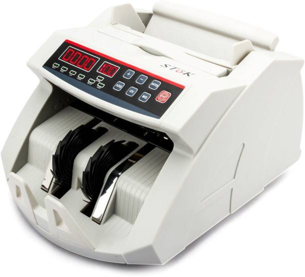 Stok ST-MC01 LCD Display Counterfeit Detector UV & MG Cash Bank Detector Note Counting Machine