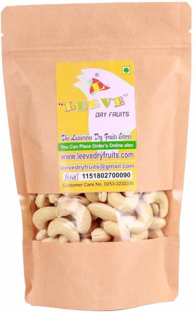 Leeve Dry fruits Standard Cashew, 200g Cashews