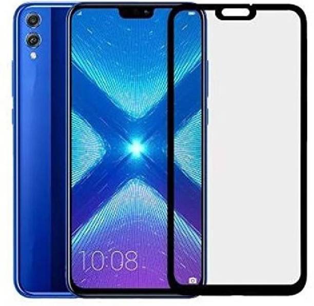 Mersal Edge To Edge Tempered Glass for Honor 8X, (Premium Edge To Edge Full Glue Branded Glass)