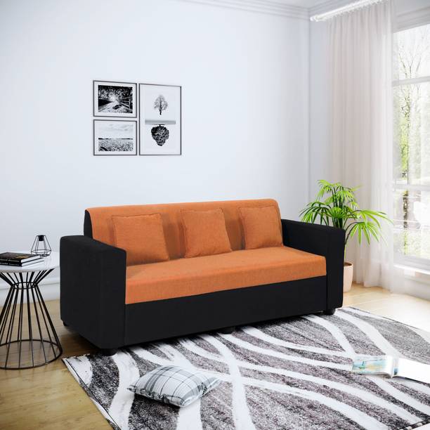 Bharat Lifestyle Desy Fabric 3 Seater  Sofa