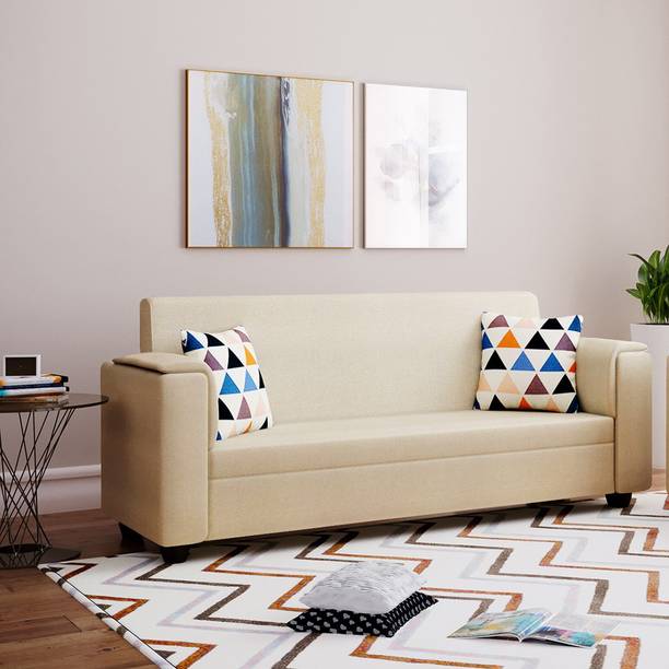 Bharat Lifestyle Galaxy Fabric 3 Seater  Sofa