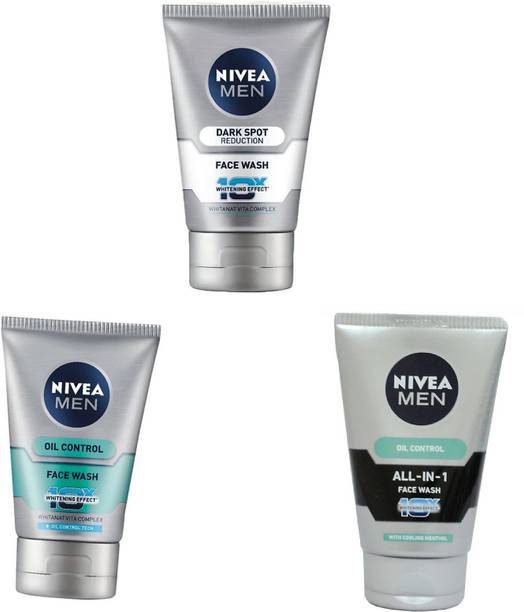 Nivea Men Men Dark Spot Reduction, Oil Control & All In One Face Wash