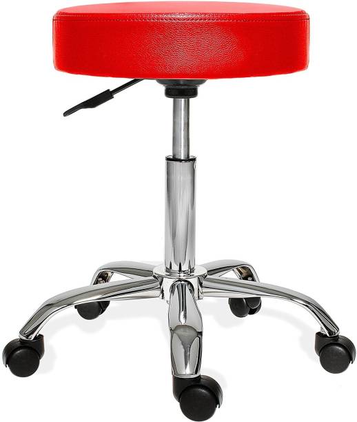 Finch Fox Leather Chair for Salon/Spa / Bar/Medical / Kitchen/Doctor (Red) Hospital/Clinic Stool