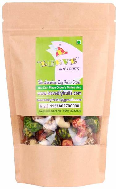 Leeve Dry fruits Mixed Flavour Cashew Nuts, Red Chilli Cashews