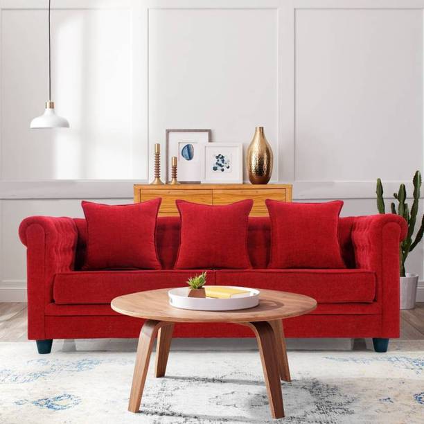 PRIMROSE Darwin Chesterfield Fabric 3 Seater  Sofa