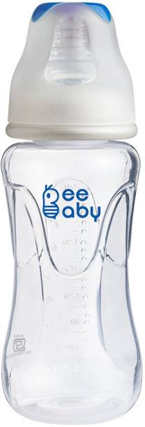 Beebaby Comfort Slim Neck Baby Feeding Bottle. 100% BPA Free (Blue) (240 ML / 8 Oz.) - 240 ml