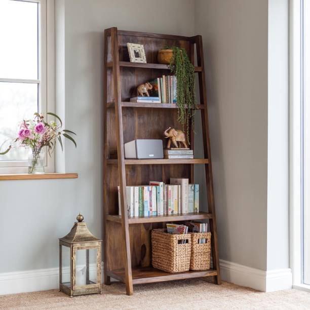 Angel Furniture Sheesham Wood Solid Wood Open Book Shelf