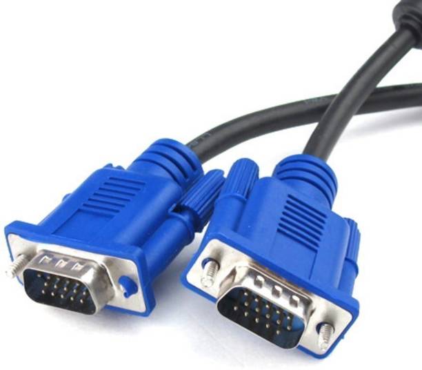 TERABYTE VGA Cable 1.25 m 1.25 Meter VGA Cable High Quality 15 Pin Male Port to Male Port VGA Cable