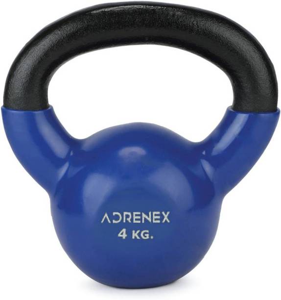 Adrenex by Flipkart 4kg Vinyl Coated, Anti Slip Kettlebell