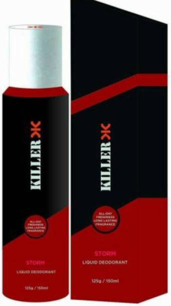 KILLER storm Deodorant Spray  -  For Men & Women