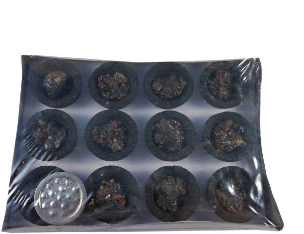 De-Ultimate Loban-Sambrani Incense 12 Pcs Cups Box with Holder Plate Guggul Dhoop