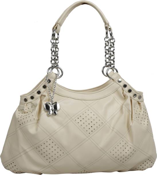 Women White Hand-held Bag - Extra Spacious