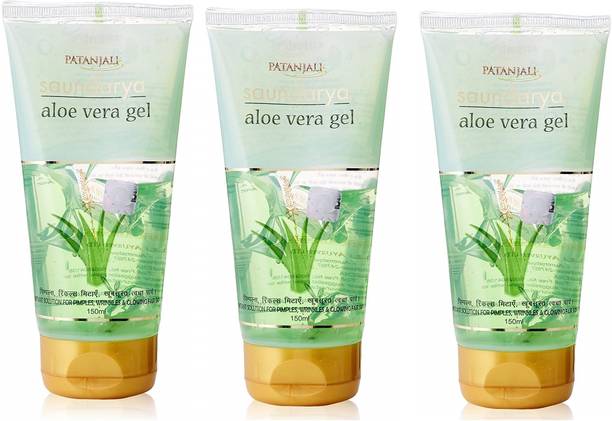 PATANJALI Saundarya Aloe Vera Gel (150 ML) - Pack of 3