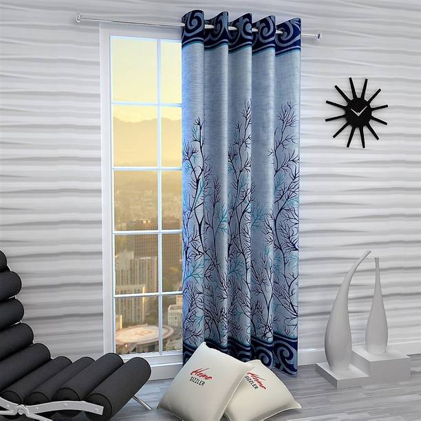 Home Sizzler 153 cm (5 ft) Polyester Semi Transparent Window Curtain Single Curtain