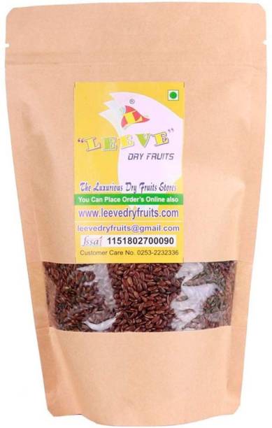 Leeve Dry fruits Roasted Salted Flax Seeds,200g Brown Flax Seeds